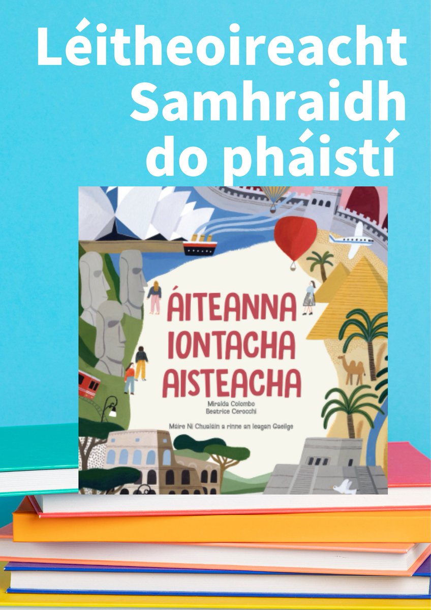 COGG - An Tairseach (@tairseachcogg) on Twitter photo Áiteanna Iontacha Aisteacha le Miralda Colombo ó <a href="/AnGumFnaG/">An Gúm</a> - Leabhar eolais
<a href="/CoggOid/">COGG Oideachas</a> <a href="/Gaeloid/">Gaeloideachas</a> <a href="/ComhairlenaGS/">Comhairle na Gaelscolaíochta</a> <a href="/CnaG/">Conradh na Gaeilge ⭕️</a>
<a href="/tuismitheoiri/">Tuismitheoirí na Gaeltachta</a> <a href="/FoghlaimTG4/">Foghlaim TG4</a> <a href="/ansiopaleabhar/">An Siopa Leabhar</a>
<a href="/AFPatrunachta/">An Foras Pátrúnachta</a> <a href="/GlornanGael/">Glór na nGael</a> <a href="/KidsBooksIrel/">Children's Books Ireland</a> Áiteanna Iontacha Aisteacha le Miralda Colombo ó <a href="/AnGumFnaG/">An Gúm</a> - Leabhar eolais
<a href="/CoggOid/">COGG Oideachas</a> <a href="/Gaeloid/">Gaeloideachas</a> <a href="/ComhairlenaGS/">Comhairle na Gaelscolaíochta</a> <a href="/CnaG/">Conradh na Gaeilge ⭕️</a>
<a href="/tuismitheoiri/">Tuismitheoirí na Gaeltachta</a> <a href="/FoghlaimTG4/">Foghlaim TG4</a> <a href="/ansiopaleabhar/">An Siopa Leabhar</a>
<a href="/AFPatrunachta/">An Foras Pátrúnachta</a> <a href="/GlornanGael/">Glór na nGael</a> <a href="/KidsBooksIrel/">Children's Books Ireland</a>