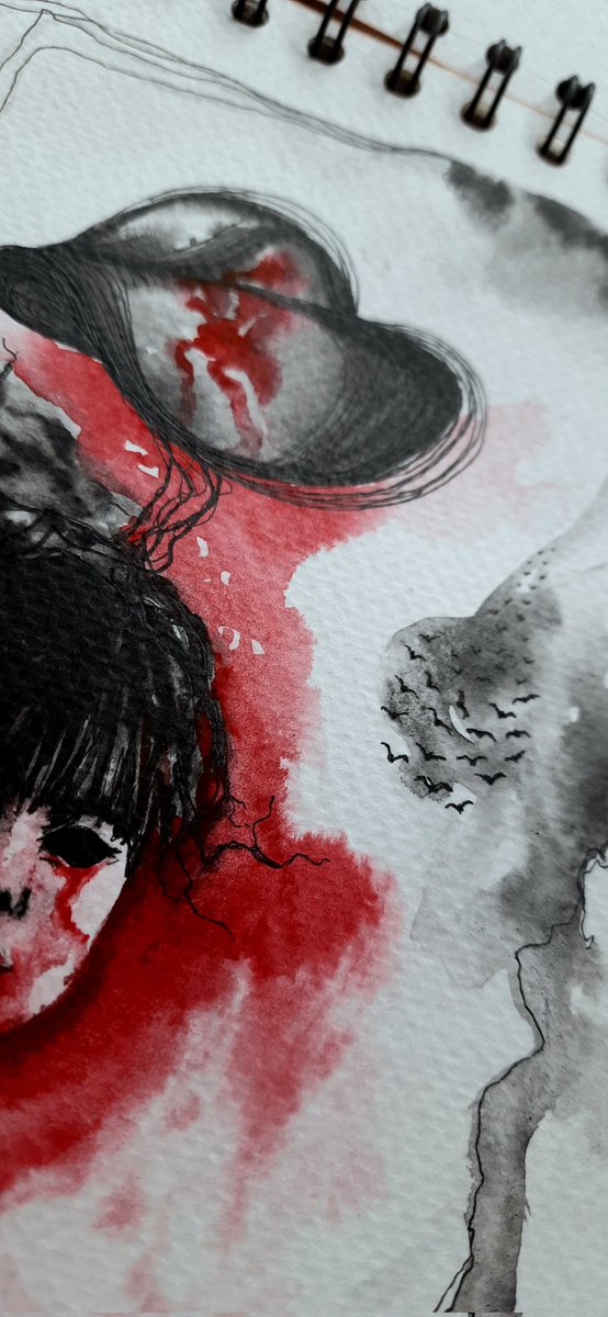 _Tora_J's tweet photo. Terror Tuesday 😈
How's your Tuesday?
#watercolorpainting https://t.co/cd3gcoPA1u