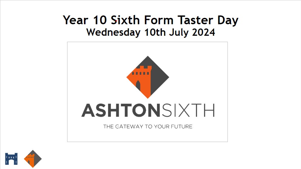 AshtonSixth's tweet photo. Exciting times ahead! Tomorrow is our Y10 Taste of Sixth Form Day. The whole year group will be experiencing Sixth Form lessons and enrichment opportunities. We look forward to seeing everyone!  
@AshtonParkSch 
@RPUffendell 
@ExcaliburAT 
@EduNickLewis https://t.co/Vz336xmbWN