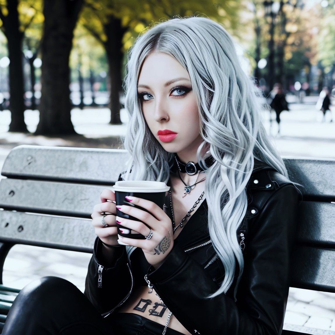 Coffee or tea? ☕️ 

#aiart #aimodel #aimodeling #aigirl #aigirlfriend #rendernetai #blondegirl #metalgirl #altgirl #altmodel