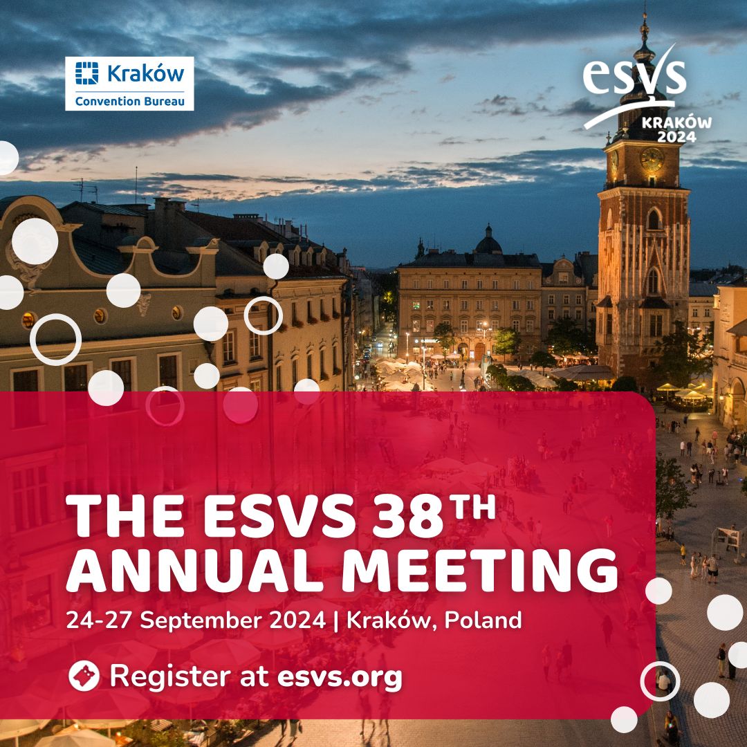 seacv_esp's tweet photo. 💥 Inscríbete a la 38 Reunión Anual de la ESVS. Este Congreso tendrá lugar en Cracovia del 24 al 27 de septiembre. ¿Quieres ampliar información? 👨💻 https://t.co/SSqdftWvhh
#angiologia #cirugiavascular #cirujanos #seacv #ESVS #congreso #ESVS2024 https://t.co/QvLRaC18WU