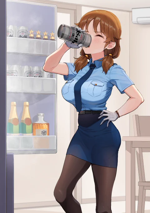 退勤後のビール 