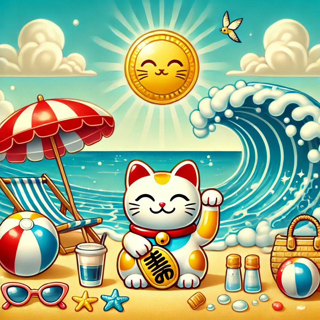🌞⛱️Embrace the summer sunshine with Maneki Meme Coin! Big things are coming, and you won't want to miss out on this exciting journey. Join us as we ride the wave of fun and fortune. 😽😽#ManekiCoin #SummerVibes #Crypto #BigThingsareComing #memecoin