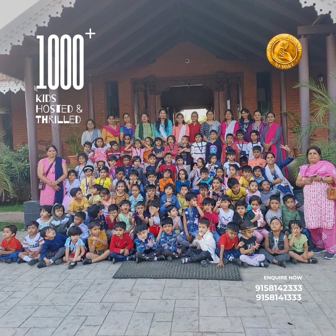 SwarnaSparsh's tweet photo. Wild Wonders Await! Ready for an escapade? Join the 1000+ kids who've elevated their play at Swarna Sparsh! 

#swarnasparshresort #EpicAdventure #KidsFunZone https://t.co/e6iFRFq4lI