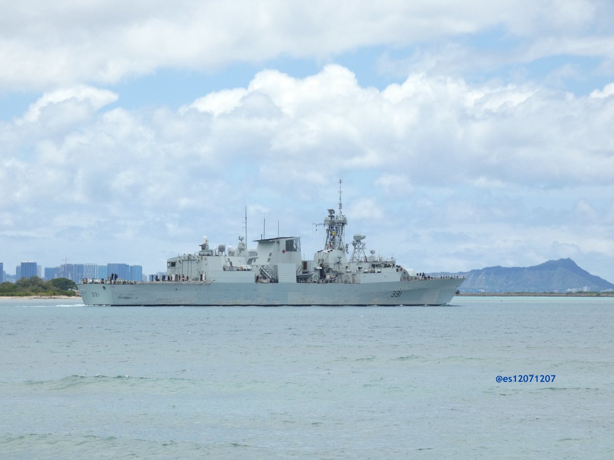 WarshipCam's tweet photo. HMCS Vancouver (FFH 331) Halifax-class frigate leaving Pearl Harbor - July 8, 2024 #hmcsvancouver #ffh331
SRC: TW-@ES12071207 https://t.co/TeqMLUYUao