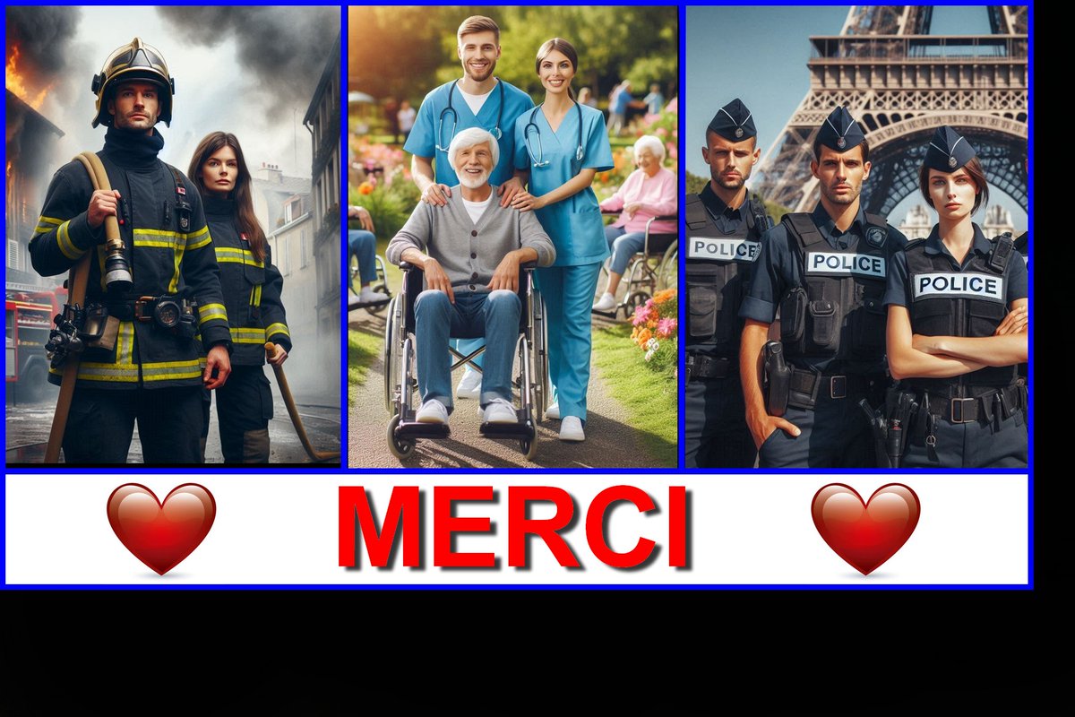 Trois professions qui font leurs carrières au service des gens.
Ils en sauvent régulièrement et en sauveront encore au détriment souvent de leur vie familiale.
Certains voient et verront leurs collègues tomber "au combat", mais ils continueront à avancer.
Le gouvernement les