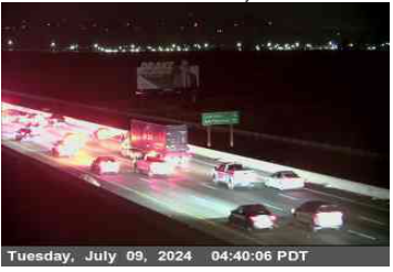 KCBSAMFMTraffic's tweet photo. #Tracy -- The commute is underway for westbound #Interstate205 onto westbound #Interstate580. Traffic stays slow past Grant Line towards North Flynn Road. (Photo: @CaltransD4) #KCBSTraffic.