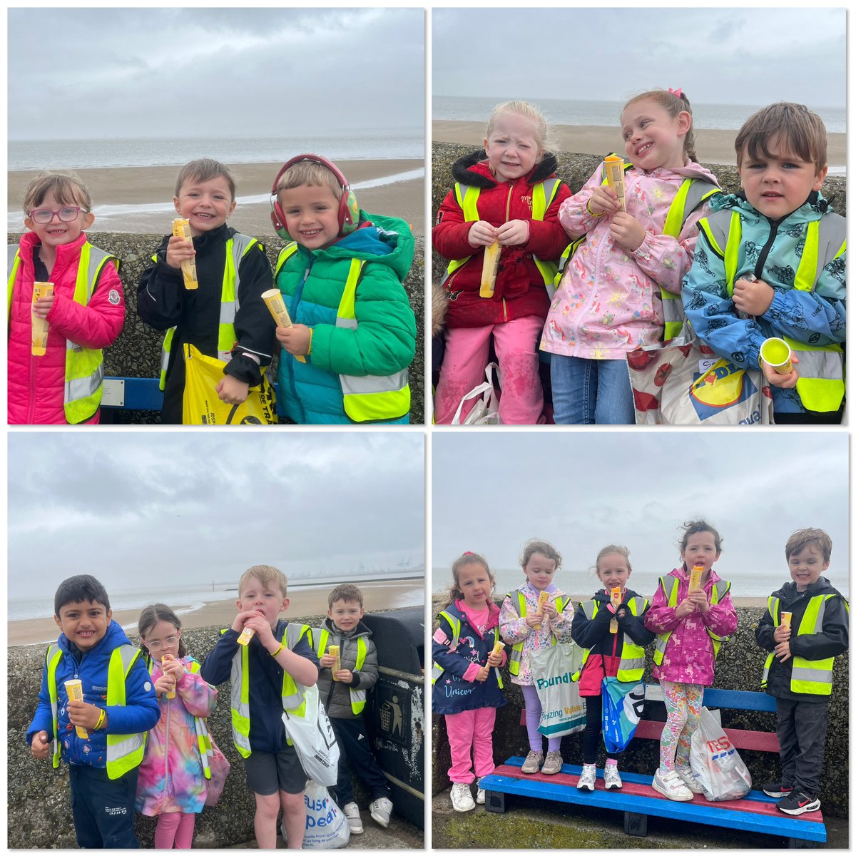 What a fantastic day we are having so far! The rain has stopped and we have enjoyed a treat on the seafront watching the ships 🍦<a href="/GarstonCE/">GarstonCE</a>