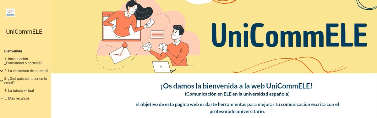 📣 Si tienes o conoces estudiantes de #ELE que vayan a venir a  universidades españolas, no dudes en compartir con ellos esta web que estoy elaborando en colaboración con <a href="/AcqUA_UA/">AcqUA - Adquisición de Lenguas Adicionales</a>.

💡El objetivo es ayudarles en su escritura de emails al profesorado  📨 

sites.google.com/ull.edu.es/uni…