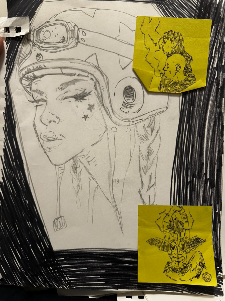 alienmarquis's tweet photo. Super old art but now it’s time for my next sketchbook #art https://t.co/XhR0XXJxO9