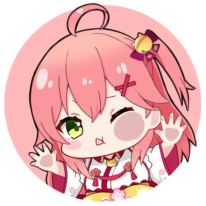 張り付きみこにぇ#miko_Art 