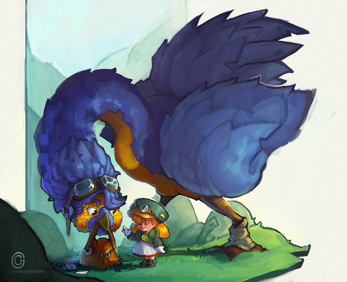 charolaits's tweet photo. #PortfolioDay today !⛅️

I'm Charlélie, a french concept artist who loves stylized works and coffee :) 

✨https://t.co/OS1XFm0QBn https://t.co/FWZ4K0Usqz