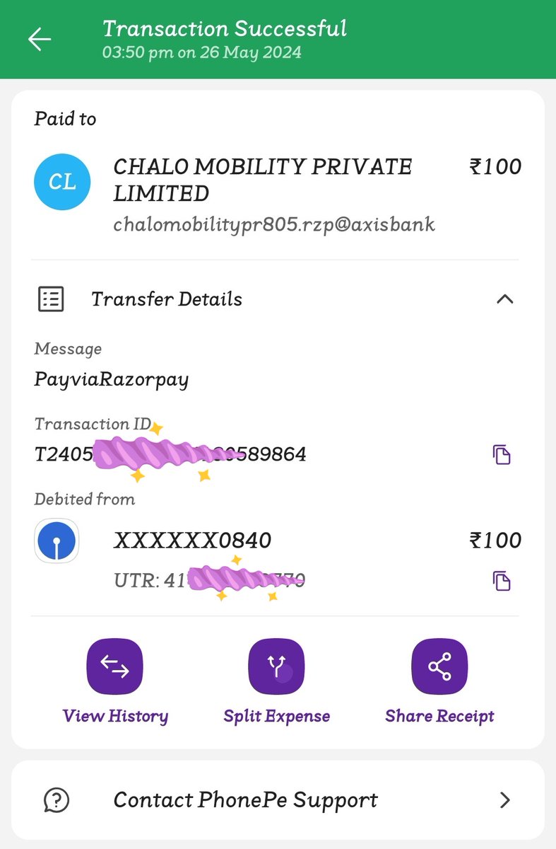 CommonMan11123's tweet image. #ChaloAppScam  #ReturnMyMoney

Mumbai bus App scam 
 I recommend to all please don't believe on Chalo bus App of Mumbai bcs i was added ₹100 in Chalo App then it shows No Balnece at all .... It's scam with gernral public.... How can i get my money back?? 
Shame on MumbaiBusApp