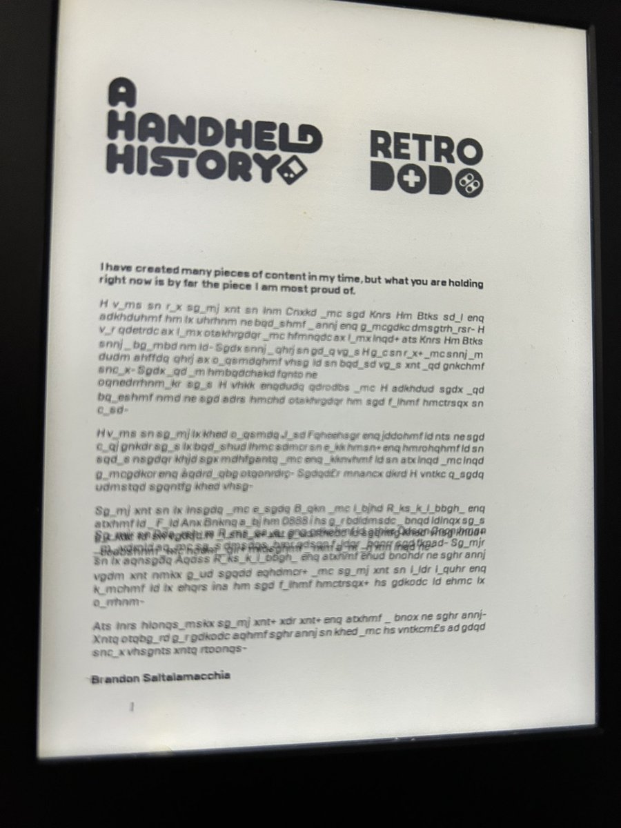 Airfixer's tweet photo. Hi @retro_dodo what language is used in Handheld History or am I missing something? https://t.co/q9JVDxiONE