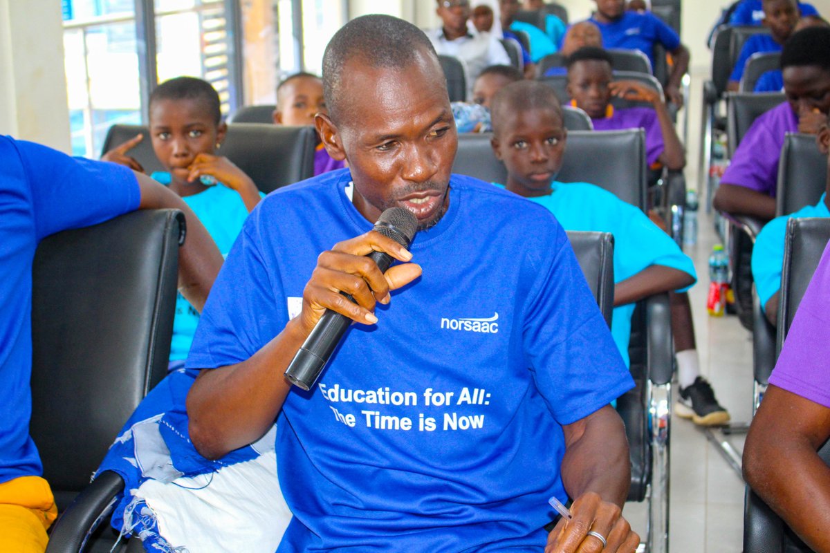 norsaac's tweet photo. The Nalerigu Area Child Development Program celebrated AU Day of the African Child under the theme "Education for All, The Time is Now." The event aimed to address challenges and promote high-quality education.#SDG4 #AUChildrensDay #Norsaac #childrenBelieve https://t.co/eBwt8tL3R2