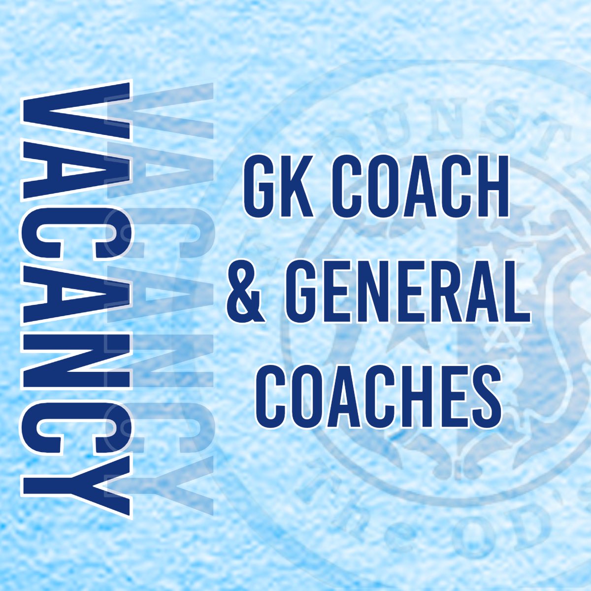 AFCDLadies's tweet photo. ⚽️ VACANCIES | We have a few vacancies to add to our current set up.

Please contact Luke on 07533 639653 if you’re interested. https://t.co/rVvQaJE66L