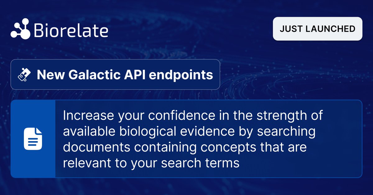 Identifying biological concepts that are most relevant to your search is one of many functionalities aiding better target prioritisation. Visit biorelate.com to discover more and request a demo.