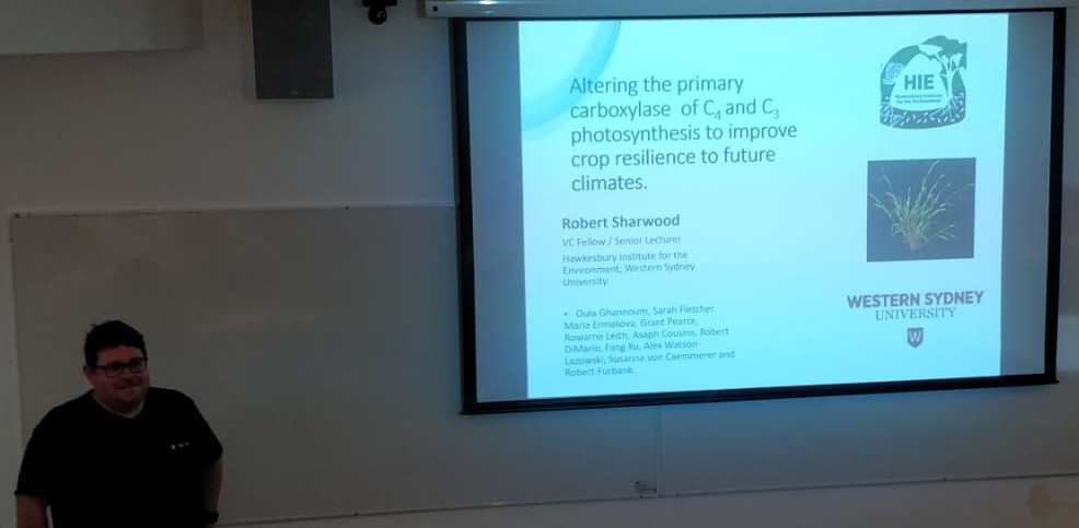 Lancaster Photosynthesis Group (@lancsphotosynth) on Twitter photo Fantastic visit the last couple of days by <a href="/RobertSharwood/">Robert Sharwood</a> from Hawkesbury Institute
<a href="/westsyduhie/">Western Sydney U - HIE</a> presenting and discussing about his exciting work on PEPC, #photosynthesis & #rubisco in C4 plants and #cotton & #wheat. Thanks Rob! Fantastic visit the last couple of days by <a href="/RobertSharwood/">Robert Sharwood</a> from Hawkesbury Institute
<a href="/westsyduhie/">Western Sydney U - HIE</a> presenting and discussing about his exciting work on PEPC, #photosynthesis & #rubisco in C4 plants and #cotton & #wheat. Thanks Rob!