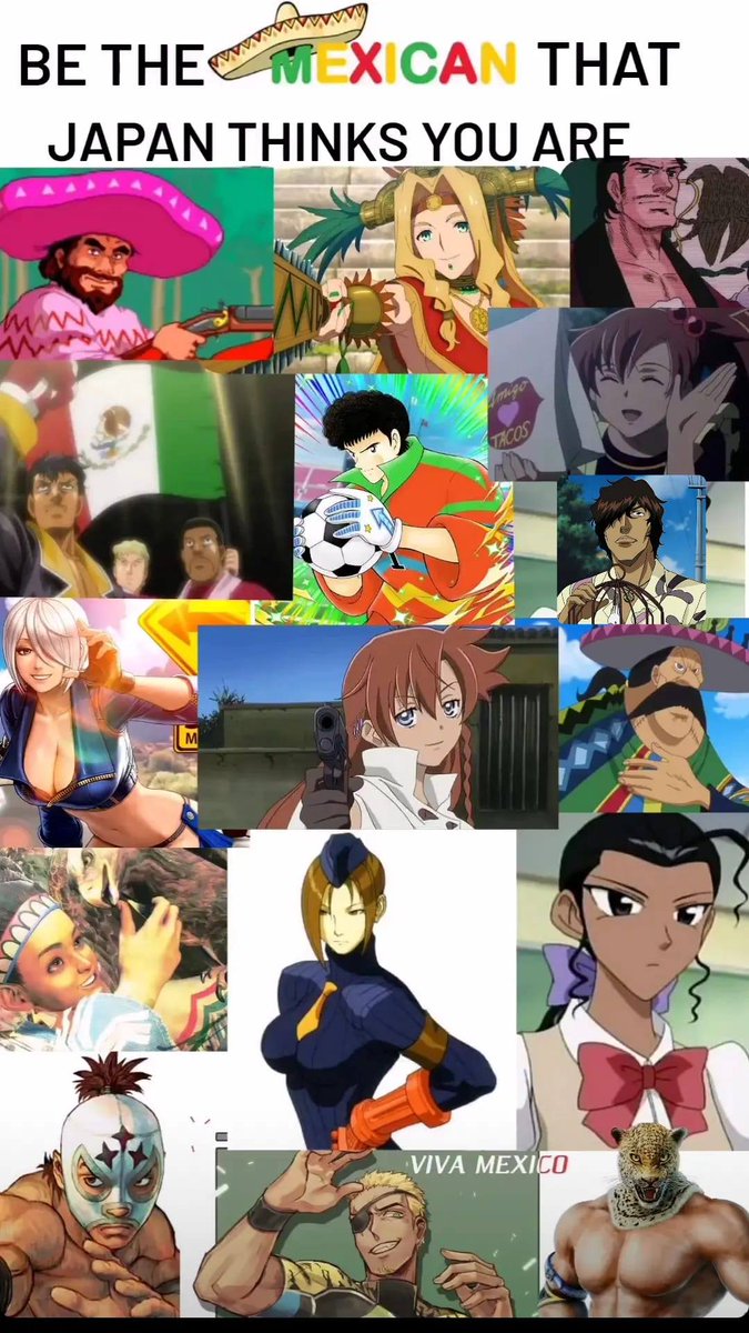Yariko___'s tweet photo. 🇲🇽 Be the Mexican Japan thinks you are 🇲🇽 https://t.co/gVvMdRKySQ