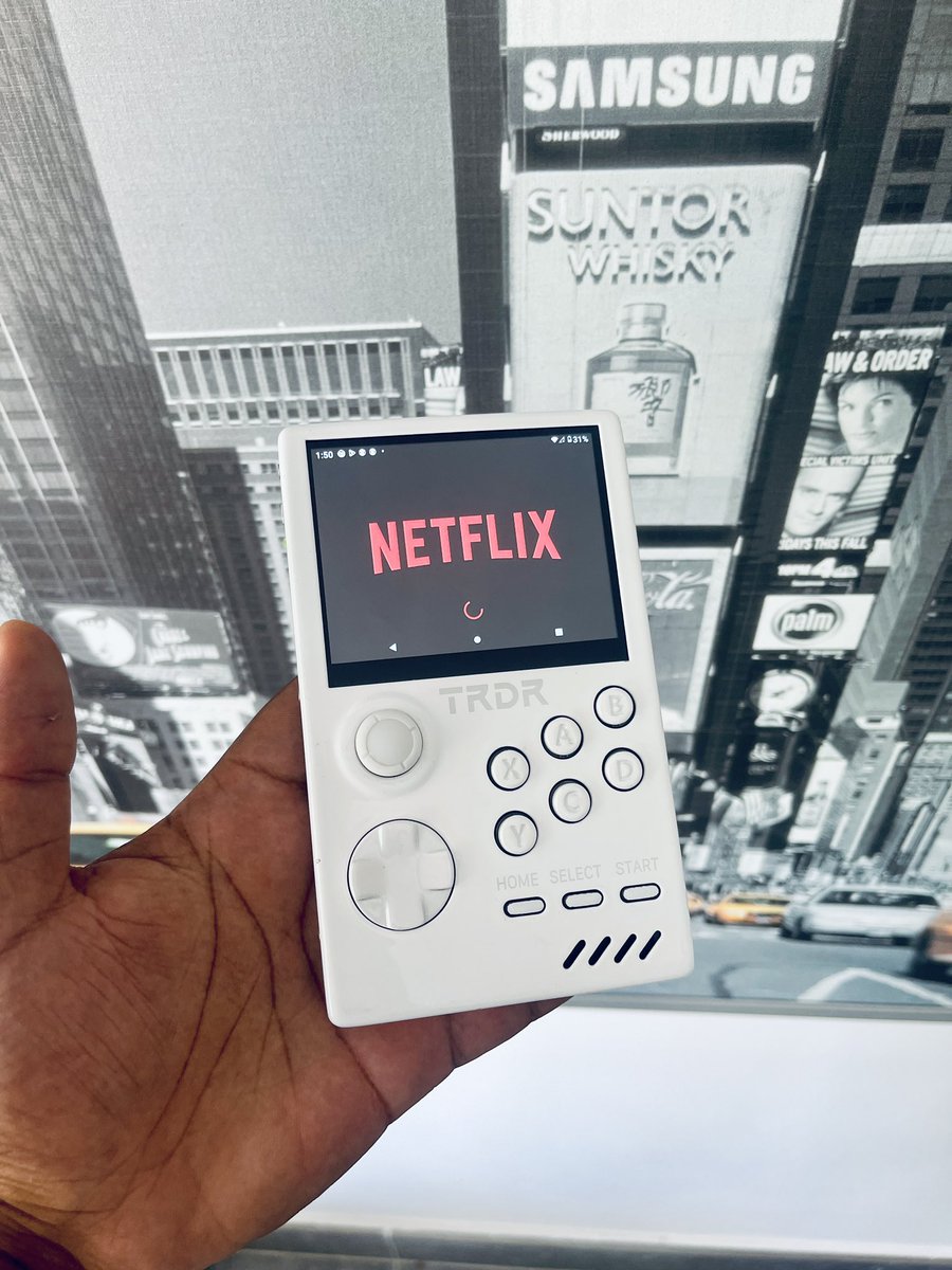 Trdrplus's tweet photo. Ya homie just got Netflix - what’s the first show they gotta watch? 👇🤔

#trdrgaming #trdrluxa #portableconsole #netflixstreamer https://t.co/7xjjc3iR4Q