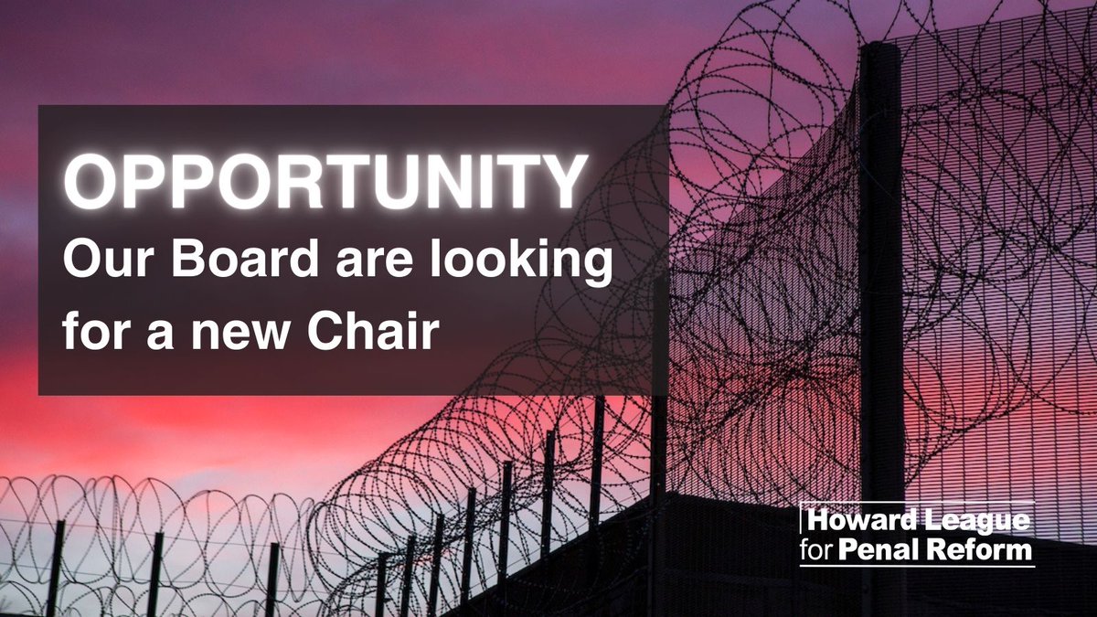 TheHowardLeague's tweet photo. Closing soon! The deadline for our Chair vacancy is this Sunday at 5pm.

Are you interested? Or do you know someone who would be well suited to the role? Click here to find out more: https://t.co/4rMZOtSeOW https://t.co/gmSnTXLRKn