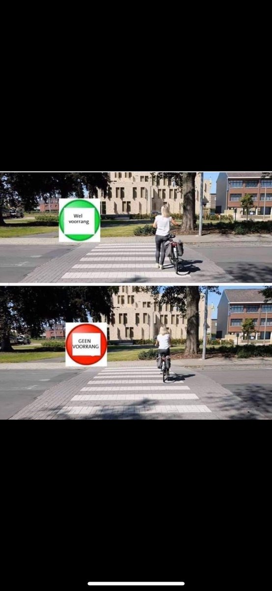 Bijna slaags met een man die dacht dat hij al fietsend voorrang had op het voetpad!! 😵‍💫😤Dus! Geheugensteuntje voor alle fietsers!!