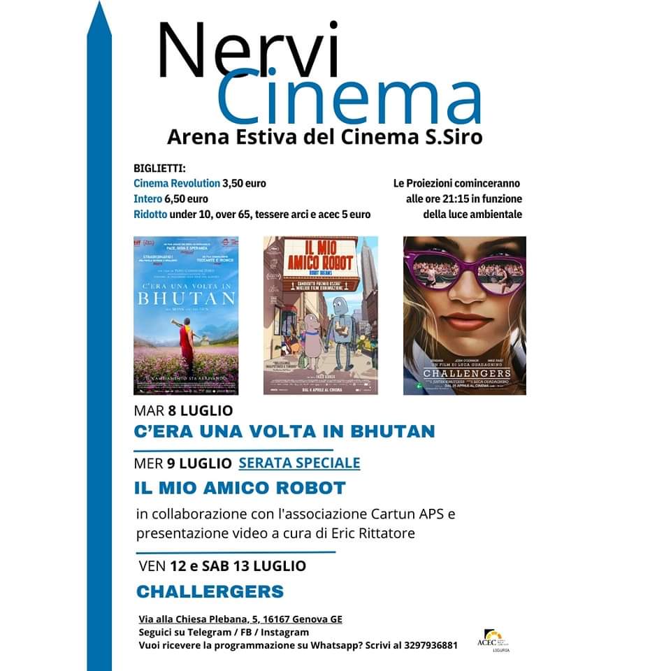 CinemaNervi's tweet photo. Cinema San Siro all'aperto #Nervi
#Genova #Liguria 
@GenovaEventi @Genova4Tourist @goamagazine @LevanteNews_ITA @SturlaNews @genova24it @genovatoday @GenovaMore @InfoGenova_info @GenovaQuotidian @lavocedigenova @ilnerviese @Goodmorning_ge https://t.co/6Qp8losqhe