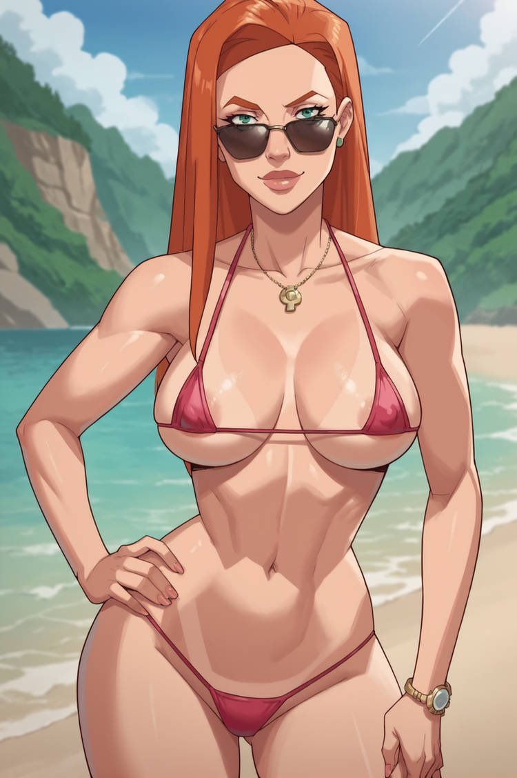 "Oh hey! Funny meeting you here! Enjoying the beach?"