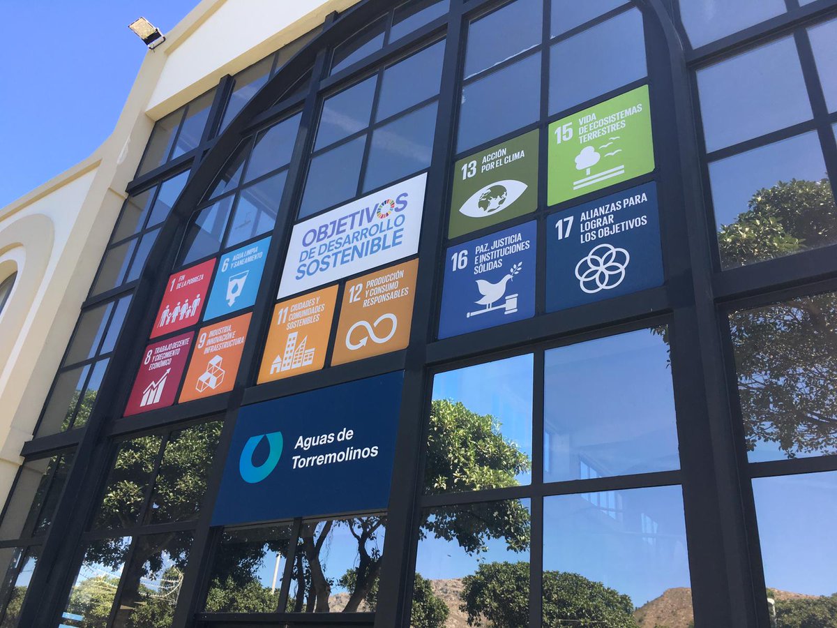 Aguas de Torremolinos (@h2otorremolinos) on Twitter photo 🌍 Estamos muy comprometidos con los #ODS 
😁 Por eso hemos integrado en la fachada de nuestra oficina los 10 #ODS en los que podemos incidir directamente para su consecución
 😊 ¿Nos ayudas a lograrlo?
 👉 bit.ly/2qk9f28 🌍 Estamos muy comprometidos con los #ODS 
😁 Por eso hemos integrado en la fachada de nuestra oficina los 10 #ODS en los que podemos incidir directamente para su consecución
 😊 ¿Nos ayudas a lograrlo?
 👉 bit.ly/2qk9f28