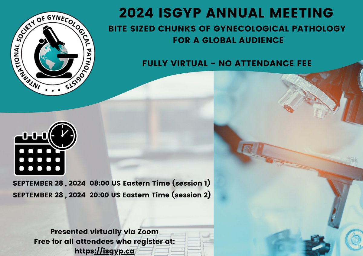 International Society of Gynecologic Pathologists tweet media