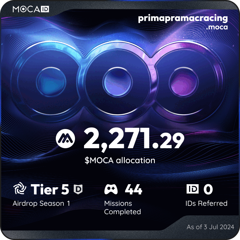 frogmancopes's tweet photo. #Mocalized by $MOCA 👁
I claimed 2271.29 $MOCA from the @Moca_Network Moca ID airdrop! Claim yours here ➡ https://t.co/BnplJjiJeP https://t.co/JlxJb3sOzC