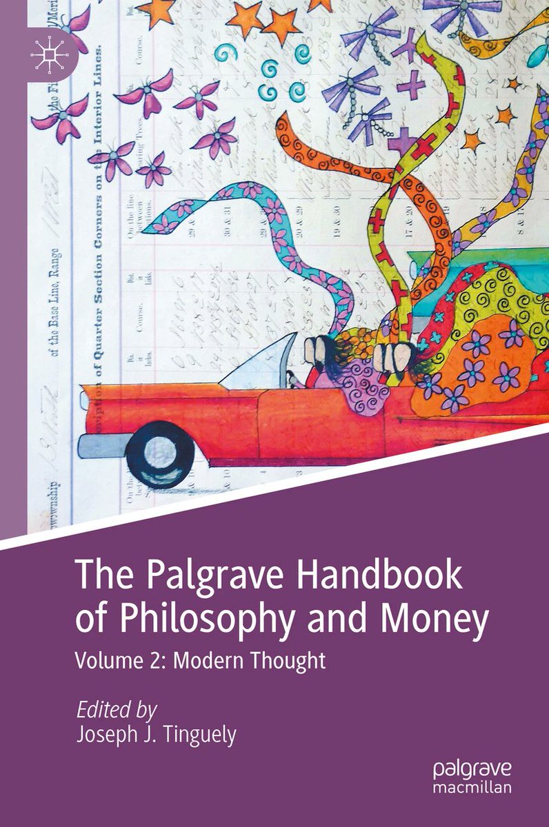 Delighted to announce the publication of two new Palgrave Handbooks, edited by Joseph J. Tinguely, on Philosophy and Money! 

Volume 1 focuses on Ancient and Medieval thought, &amp; Volume 2 delves into Modern Thought. 

More here: 
bit.ly/3ztOB5W
bit.ly/3WgnHaP
