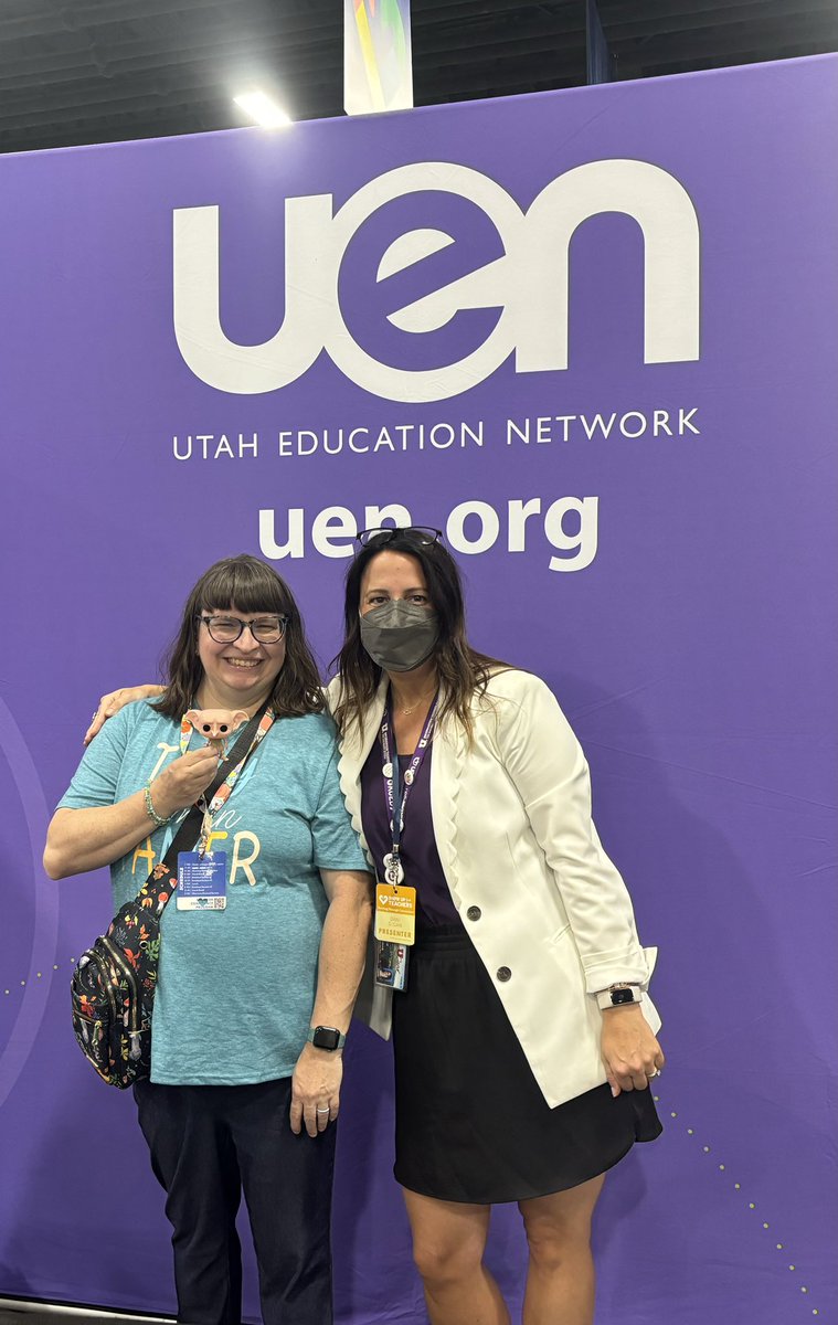 UEN ♥️s Teachers!! We are at Booth 606 in the Show Up for Teachers Expo! I’m teaching at 11:20 in classroom 8 with the always wonderful <a href="/sassmasterkmb/">Katie Blunt</a>! #showupforteachers Come find us! @uennews