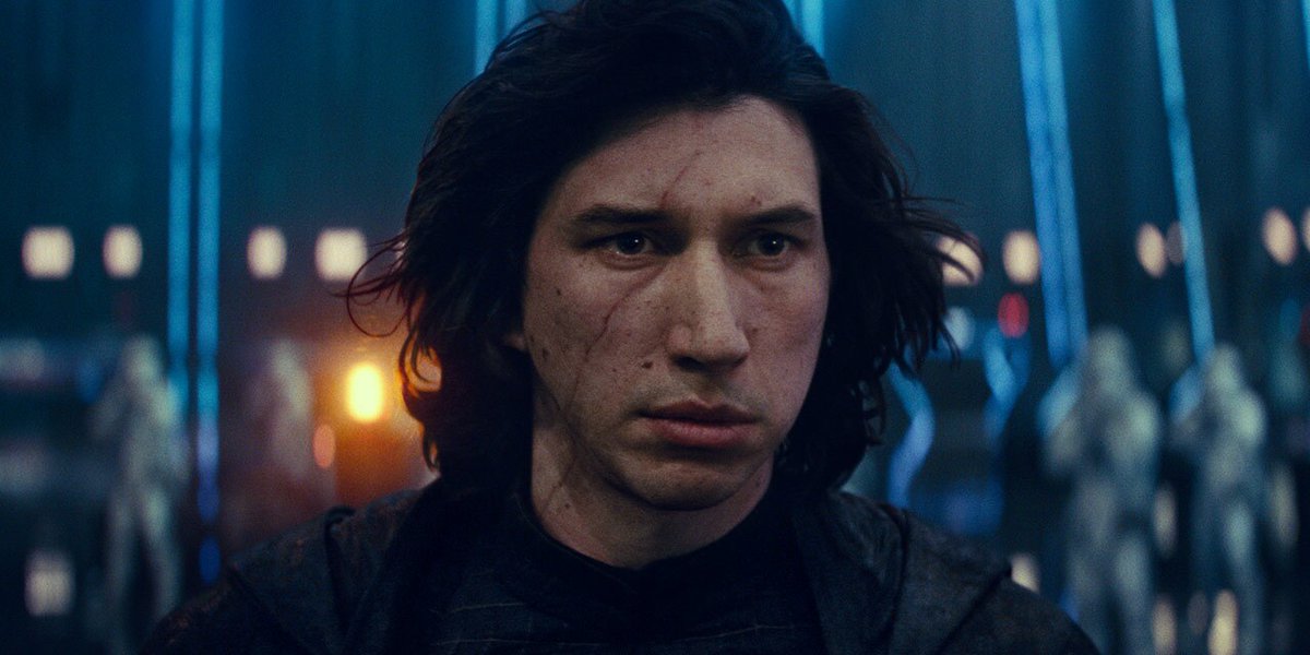 Rachael1918's tweet photo. While TLJ won the poll, I'd argue that TROS wins the crown for 'most simping' from Kylo. Moreso than in the other ST films, Rey is his all-consuming interest. He's majoring in Rey Studies throughout. Ruling the galaxy is considerably less interesting to him than getting Rey back. https://t.co/bAZAj7AHMh