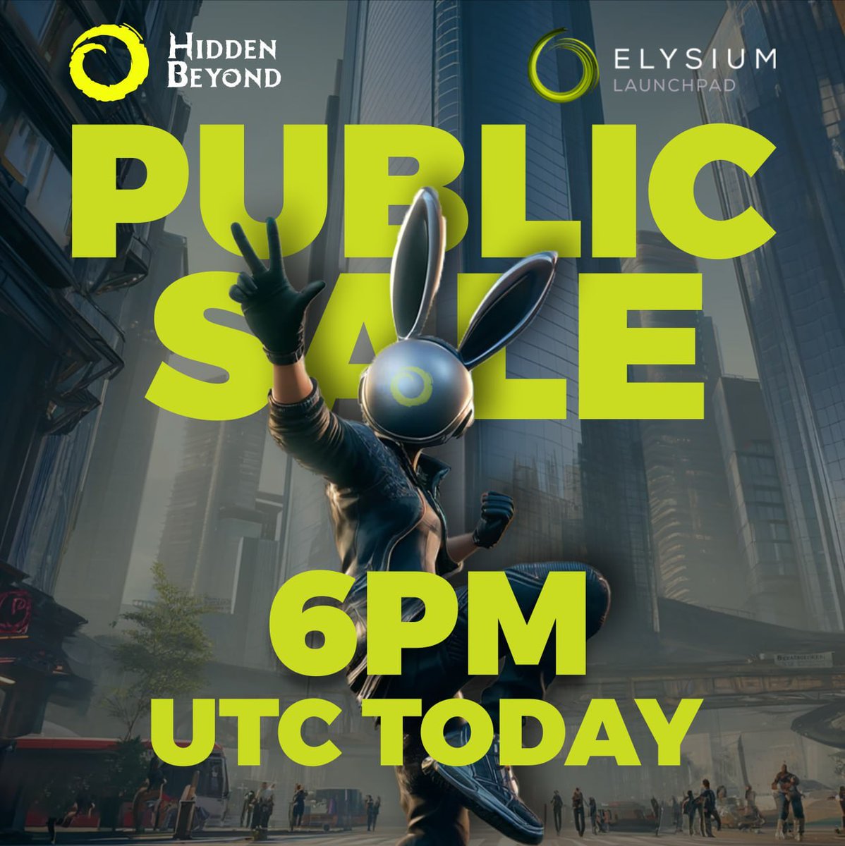 IDO COMPLETE!✅

Now it's time for <a href="/HiddenBeyondXYZ/">Hidden Beyond</a> $BND's Public Sale.

The best part? The sale is at the same price as the IDO but with EVEN MORE REWARDS🔥

🏠 Top 50 investors: T2 land/building
🎁 51-150: NFT mystery box
🎟️ 151-200: 1-month premium pass

It all starts at 6 PM