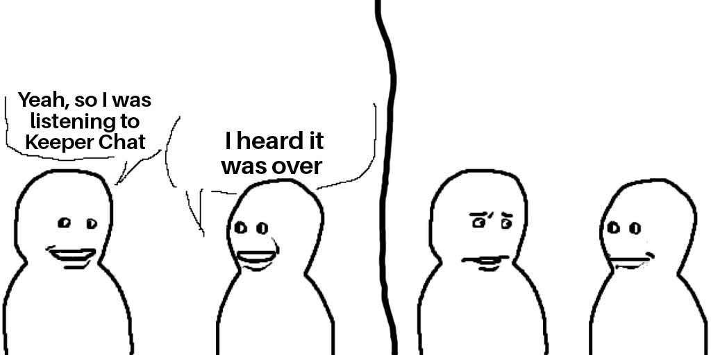 keeper_chat's tweet image. Can't believe we got Keeper Chat ending before GTA6, smdh. Thanks for all the love over the years - come join us on buff.ly/35uUZZ7 to hop into the madness of our Discord which will remain up and running &amp;lt;3
buff.ly/3Lg5wLR