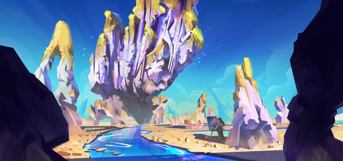gillianthreeG's tweet photo. Hi #PortfolioDay ✨
I'm Gillian and I'm a Visual Development artist and Background Painter for Animation and Games✨ https://t.co/vfleqg9rKc