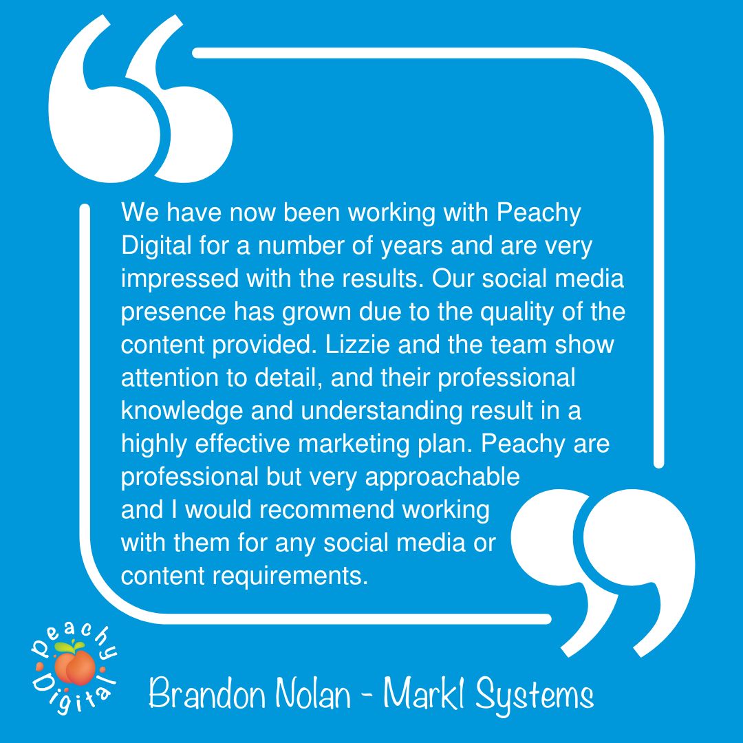 Peachy Digital (@_peachydigital) on Twitter photo Thanks for the kind words, Brandon. We love working with you guys!
<a href="/Mark1Systems/">Mark1 Systems</a>
#PeachyDigital #TestimonialTuesday #DigitalMarketing #SocialMediaManagement #ContentWriting Thanks for the kind words, Brandon. We love working with you guys!
<a href="/Mark1Systems/">Mark1 Systems</a>
#PeachyDigital #TestimonialTuesday #DigitalMarketing #SocialMediaManagement #ContentWriting