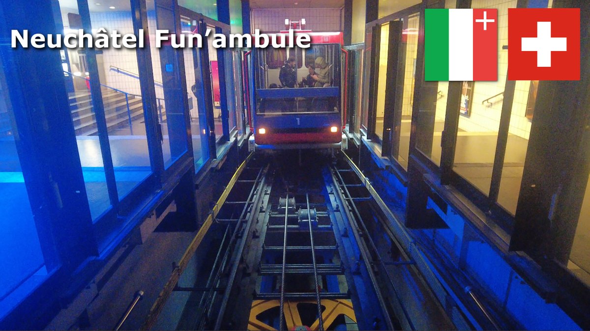 funimag's tweet photo. Le funiculaire Fun'ambule de Neuchâtel dans une nouvelle vidéo. Il y a 23 ans ce fut le premier funiculaire à compartiments stabilisés horizontalement  🇨🇭 🚞 
#funiculaire #funambule #Neuchâtel #Jura #jura3lacs 
 
La vidéo 👇
https://t.co/1io7xAGTYM https://t.co/iuc16SPFuo