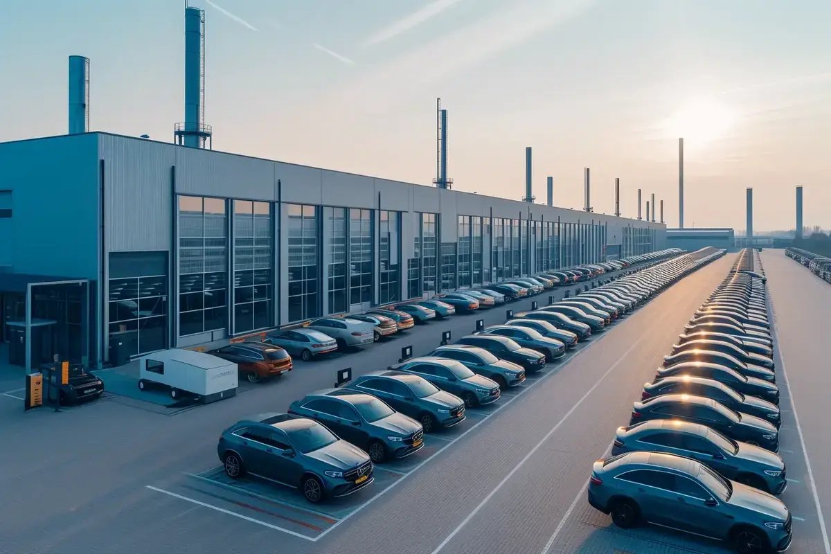 UsineTesla's tweet photo. Mercedes revient sur son objectif du 100% électrique en 2030, et se concentre sur les moteurs thermiques « high-tech » https://t.co/7ebUrPg4Fl https://t.co/rBecKQOPqR