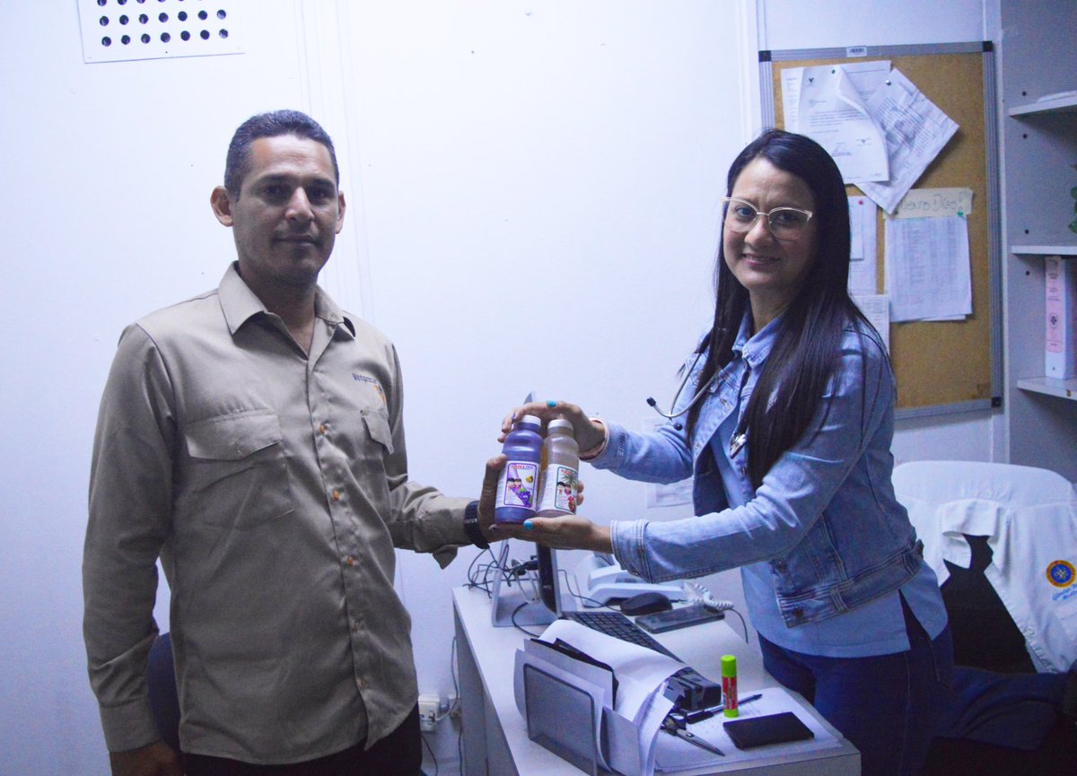 #EnFotos// A través de Jornada de Salud realizada en Briqcar, Trabajadores recibieron Solución Electrolítica Sales de Rehidratación Oral <a href="/CVG_Oficial/">Corporación Venezolana de Guayana - CVG</a> <a href="/norlandogrudas/">Norlando</a> <a href="/Hectorsilvavzla/">Hector Silva</a>