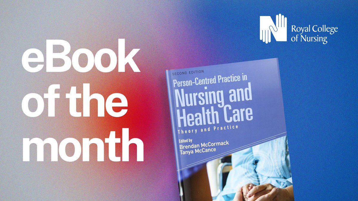 Royal College of Nursing Libraries (@rcnlibraries) on Twitter photo July's eBook of the month is 'Person-Centred Practice in Nursing and Health Care' by RCN Fellow <a href="/ProfBrendan/">Brendan McCormack</a> and <a href="/tanya_mccance/">Tanya McCance</a>. It's a fantastic resource for nurses and healthcare practitioners who want to develop person-centred approaches. Read it here: bit.ly/3L1BifE July's eBook of the month is 'Person-Centred Practice in Nursing and Health Care' by RCN Fellow <a href="/ProfBrendan/">Brendan McCormack</a> and <a href="/tanya_mccance/">Tanya McCance</a>. It's a fantastic resource for nurses and healthcare practitioners who want to develop person-centred approaches. Read it here: bit.ly/3L1BifE