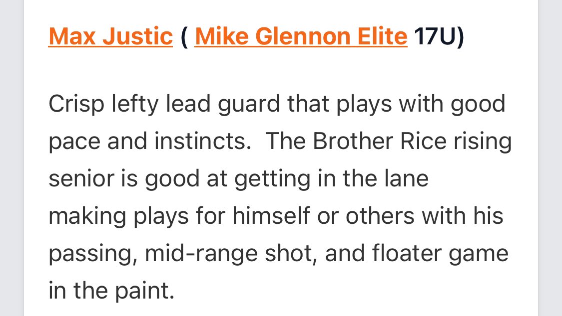 Max Justic (@max_justic) on Twitter photo Much appreciated, <a href="/PHCircuit/">Prep Hoops Circuit 🏀</a>
PREP HOOPS
Grit Region Finals: Top Illinois
PG/Combos Much appreciated, <a href="/PHCircuit/">Prep Hoops Circuit 🏀</a>
PREP HOOPS
Grit Region Finals: Top Illinois
PG/Combos