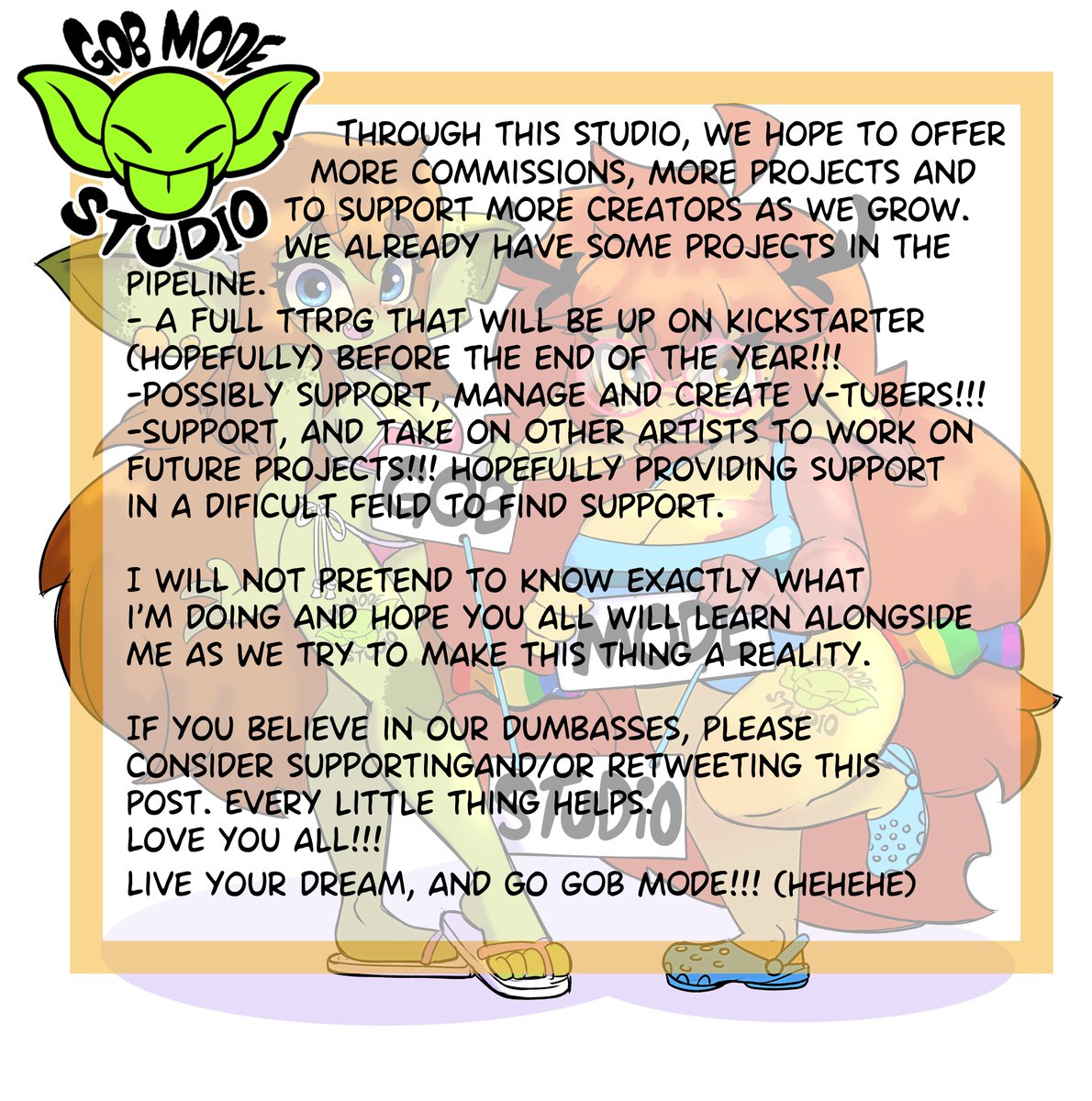 BeachGoblin's tweet photo. So... I'm doing a thing.  Scared out of my mind but I have to give it a try. You all have given me this opportunity and I hope I use it well. 
Thank you all!!! 
likes and Retweets apricated!!! https://t.co/3IK3b2C8mR
