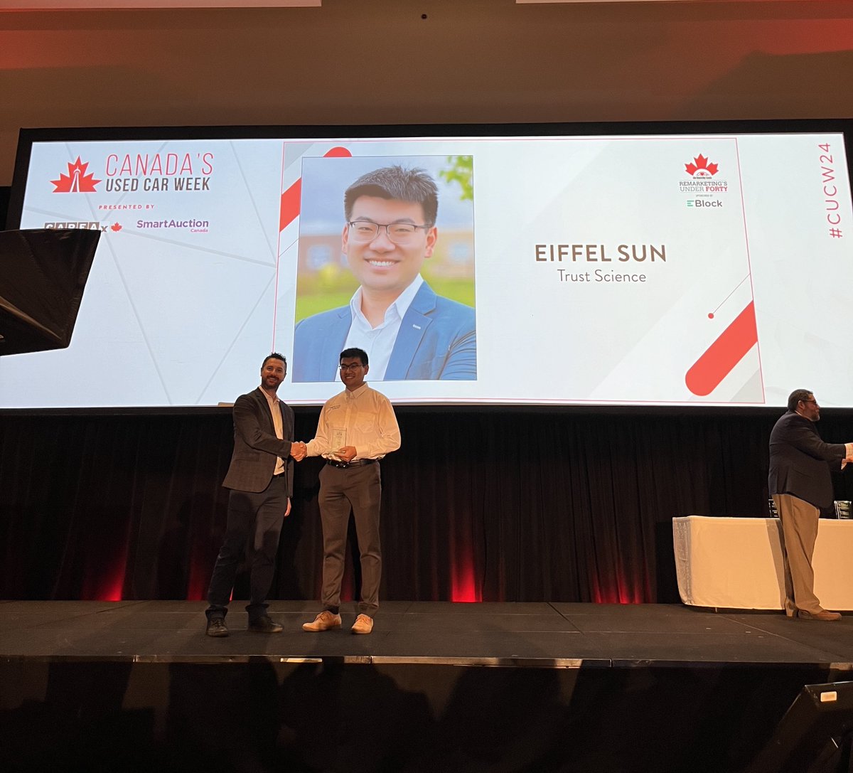 🏆 Our COO Eiffel Sun, MMF, CFA, FRM was awarded Cherokee Media Group's "Remarketing Under 40" award!

This award is a testament to Eiffel's commitment to leadership and innovation in the auto lending industry. Congratulations! 🎉