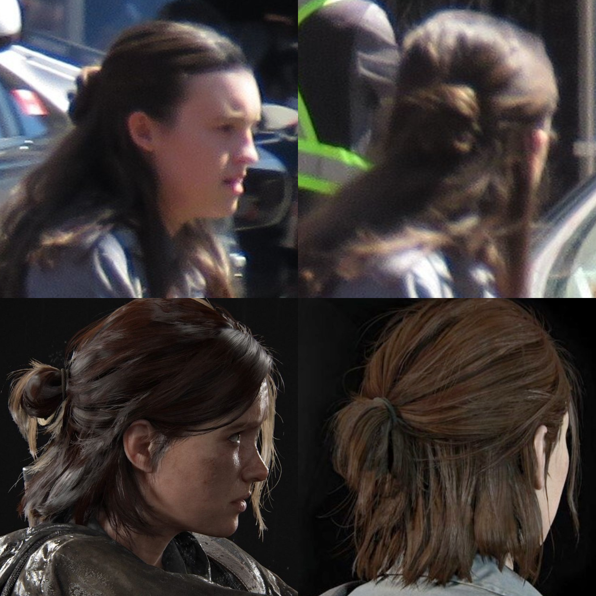 TheLastofUsNews's tweet image. Ellie&apos;s hair in season 2