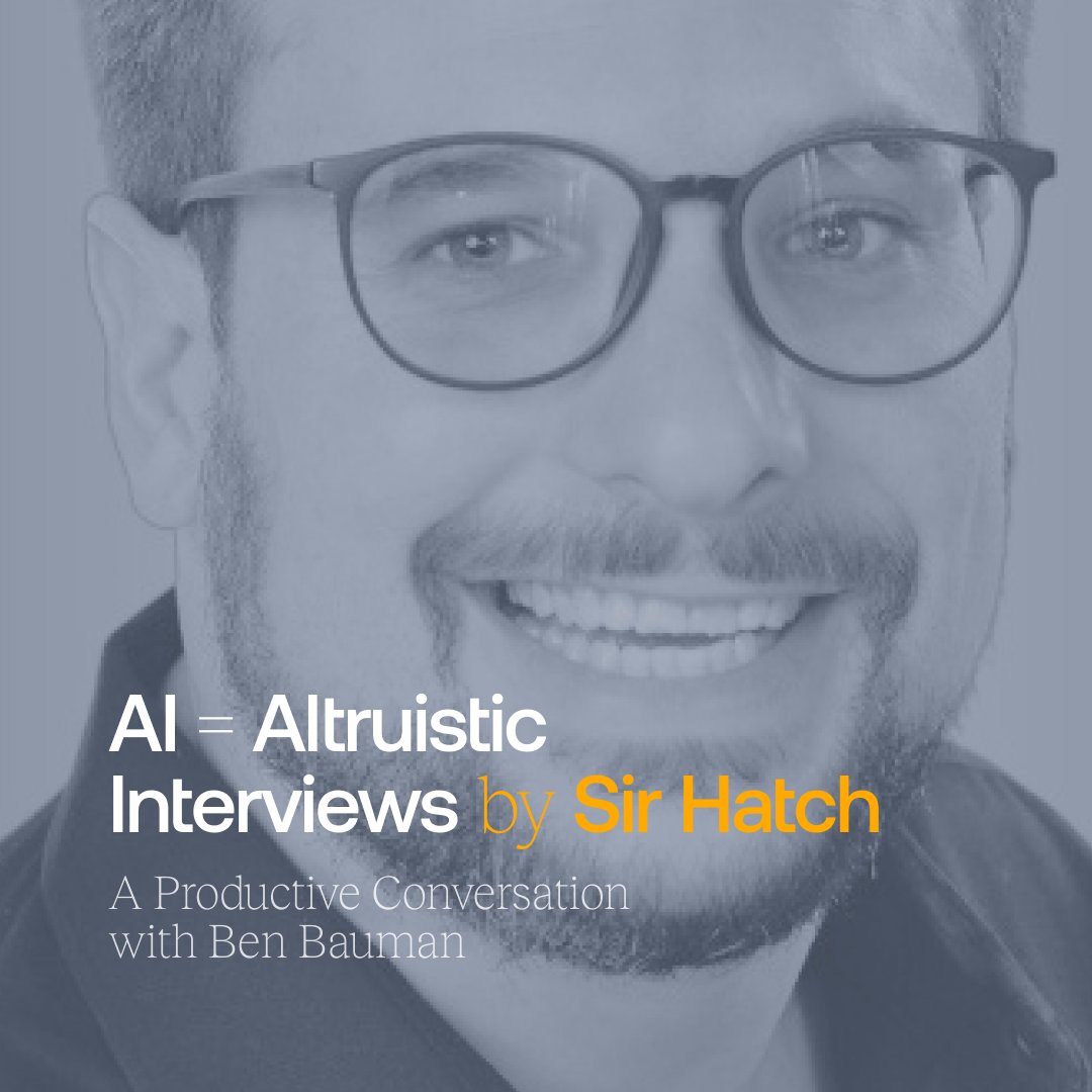🚀 Hatch Head of Product, Ben Bauman, has a 'Product'-ive chat with Sir Hatch!✨ Dive into their dynamic conversation and discover what makes Ben tick. Catch all the insights on the Hatch blog—blog.hatch.ai/sir-hatch-ben-… 🔗
