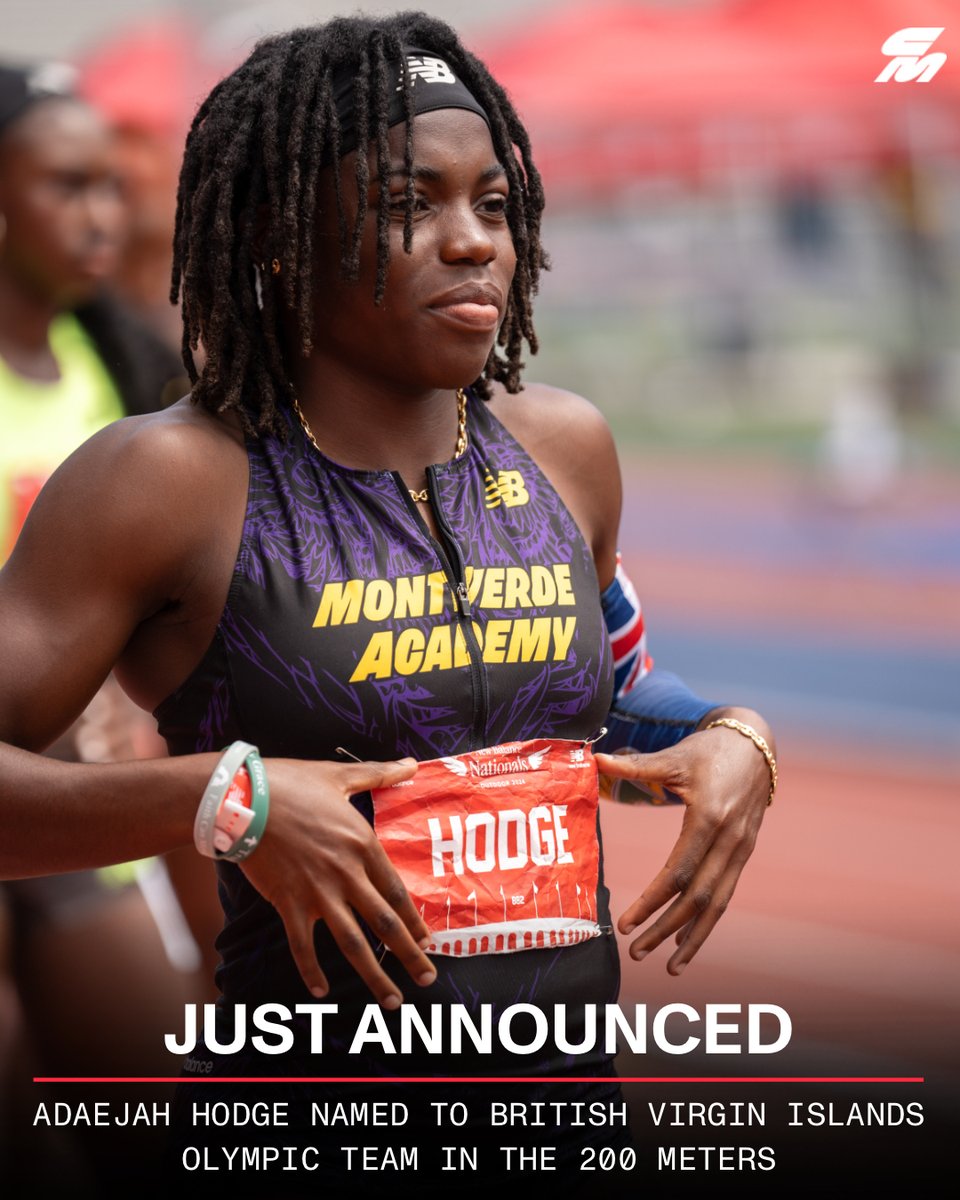 CITIUS MAG (@citiusmag) on Twitter photo 🇻🇬 After winning the 100m and 200m at the British Virgin Islands Championships, <a href="/UGATrack/">Georgia Track + Field</a>-bound Adaejah Hodge has been named to the BVI Olympic team at 18 years old.
Last year as a rising senior at <a href="/MVAXC_TRK_FLD/">MVA Cross Country/Track & Field</a>, she reached the 200m semifinals at the 2023 World Championships 🇻🇬 After winning the 100m and 200m at the British Virgin Islands Championships, <a href="/UGATrack/">Georgia Track + Field</a>-bound Adaejah Hodge has been named to the BVI Olympic team at 18 years old.
Last year as a rising senior at <a href="/MVAXC_TRK_FLD/">MVA Cross Country/Track & Field</a>, she reached the 200m semifinals at the 2023 World Championships