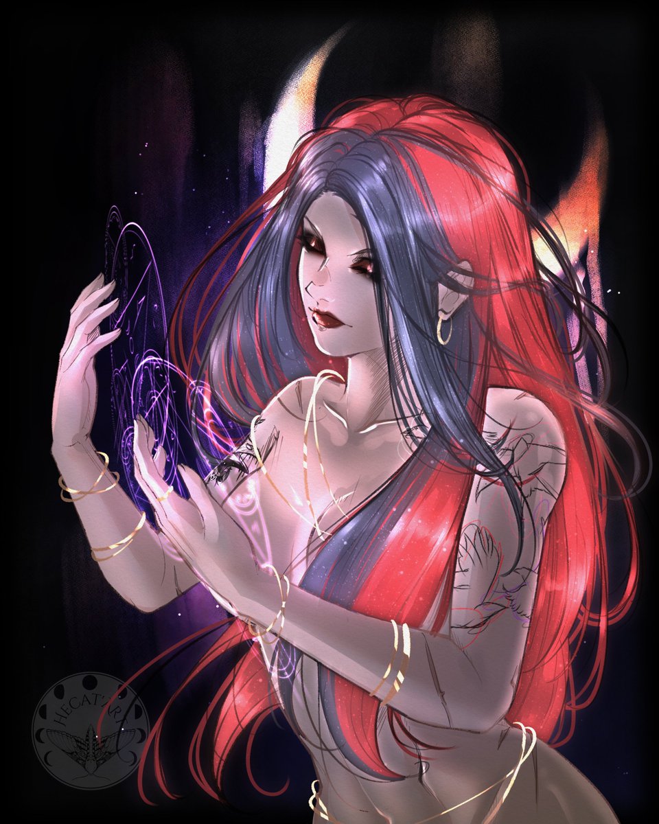 Hecatart's tweet photo. ☽ Enfant Lune ☾

#oc #magic #witch #rtwork #illustration https://t.co/CAUFVCoMgR