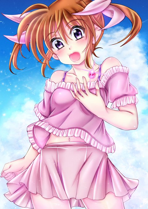 20周年プロジェクトが楽しみ過ぎる!!!
一先ず落ち着く為に、なのはちゃんを楽描きしました～ 